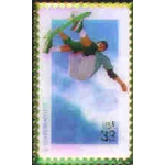 SKATEBOARDING STAMP PIN